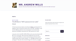 Desktop Screenshot of mrandrewmills.com